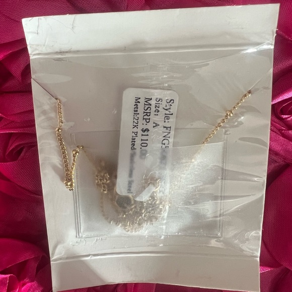 22K Yellow Gold Plated Stainless Steel Coin Initial A Necklace - Picture 5 of 5